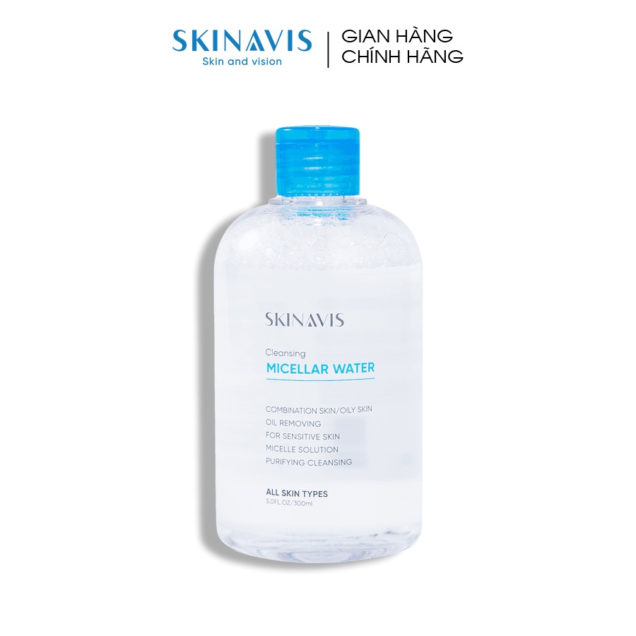 Nước Tẩy Trang Skinavis Micellar Water Làm Sạch Dịu Nhẹ Bảo Vệ Da Dung Tích 300ml