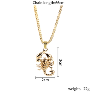 maxgoods cổ Mặt Hình Bọ Cạp Cá Tính Cho Nam