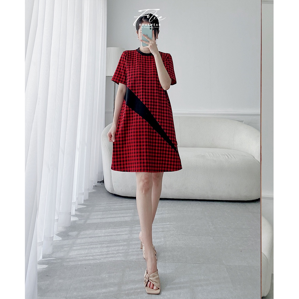 [Chính hãng]FolieHomewear Đầm suông mặc nhà chất liệu thun cotton FD32.1 | BigBuy360 - bigbuy360.vn