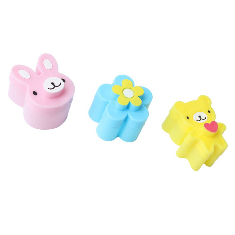 Bình Nước BK Kiểu Dáng Đơn Giản Hiện Đại✿Bộ 3 Khuôn Làm Bánh Sandwich Hình Thỏ, Gấu, Hoa Dễ Thương