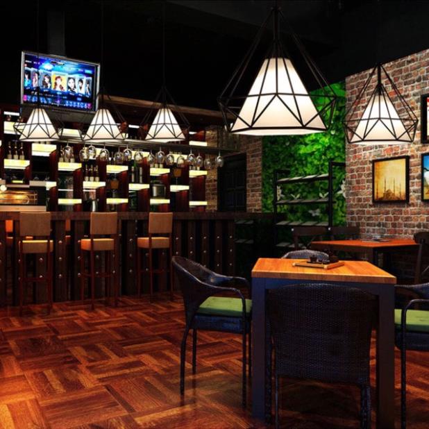 COMBO 3 đèn thả KIM CƯƠNG SIZE 25CM