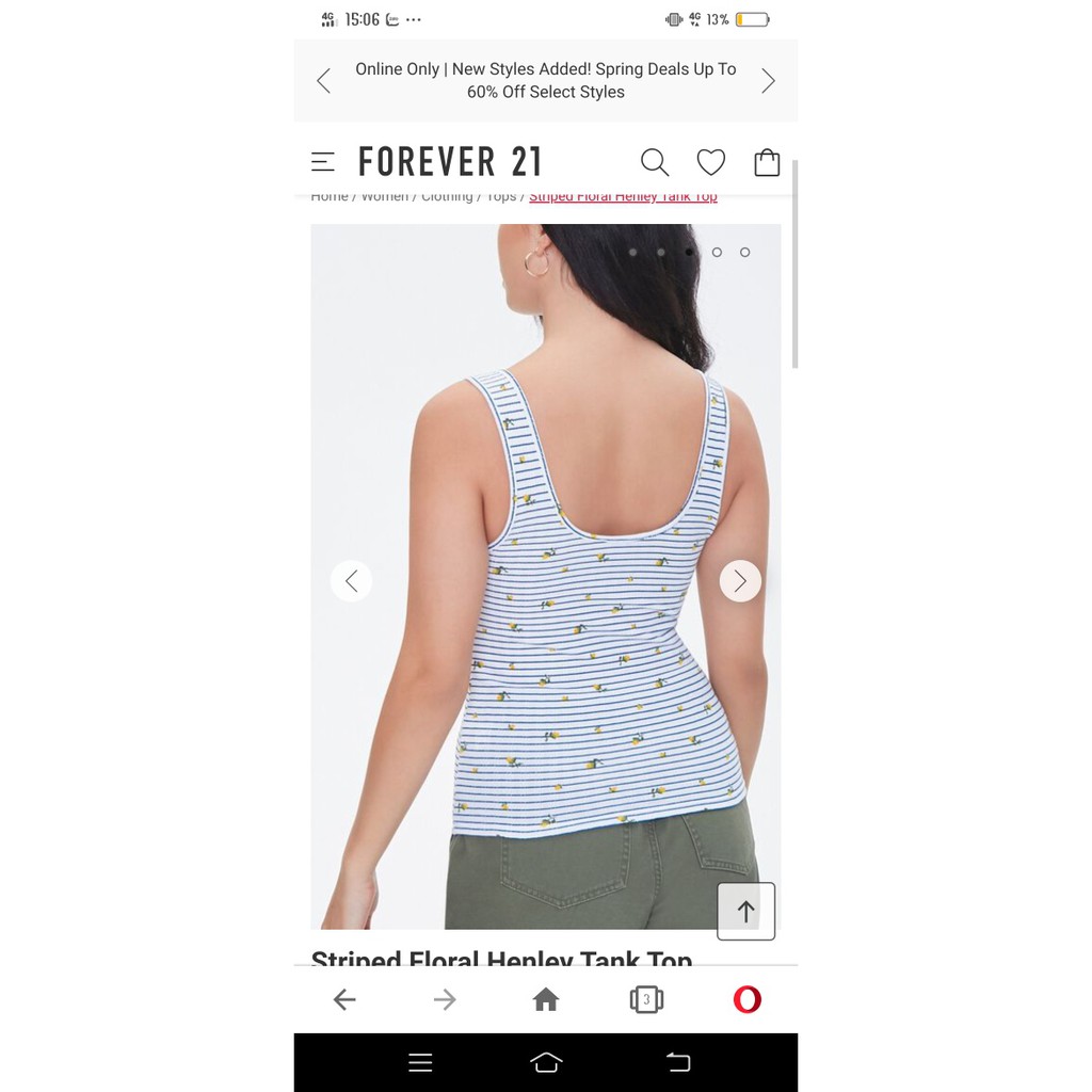 Áo thun dây F21 hóa nhí