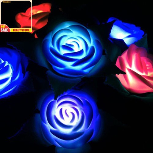 soulmate Home  Life Lighting LED Light Flashing Faux Flower Lamp Practical for Household Garden