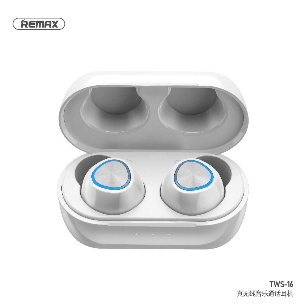 Tai nghe nhét tai không dây bluetooth 5.0 âm thanh nổi chất lượng tự động REMAX TWS-16