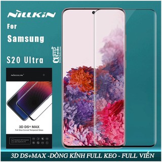 KÍNH CƯỜNG LỰC SAMSUNG GALAXY S20 ULTRA - S20 ULTRA 5G NILLKIN 3D DS+MAX CHÍNH HÃNG HÀNG CHUẨN