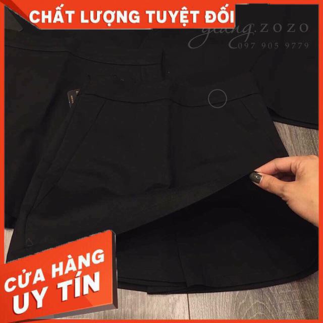 Chân váy A tuyết mưa có quần trong hàng thiết kế có túi- ko phải vải thun | BigBuy360 - bigbuy360.vn
