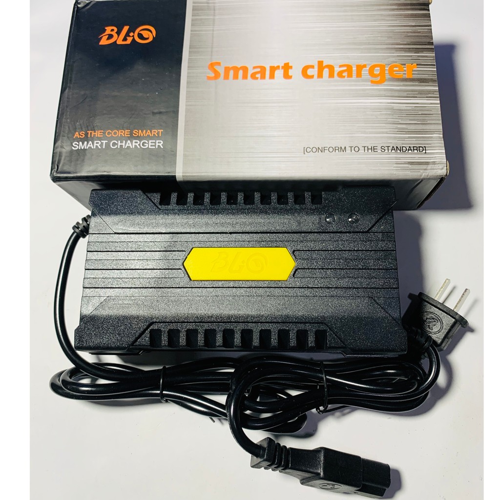 Sạc xe điện Ninja 48V-12AH chân đặc tự ngắt chống phồng ắc quy