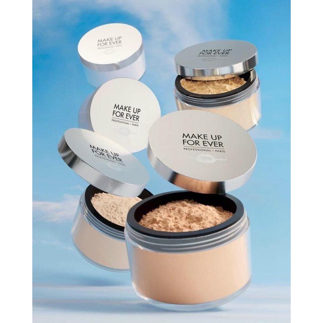 Phấn phủ bột Make Up For Ever HD Microfinishing loose powder 4g-8.5g & Ultra HD Setting Powder 16g