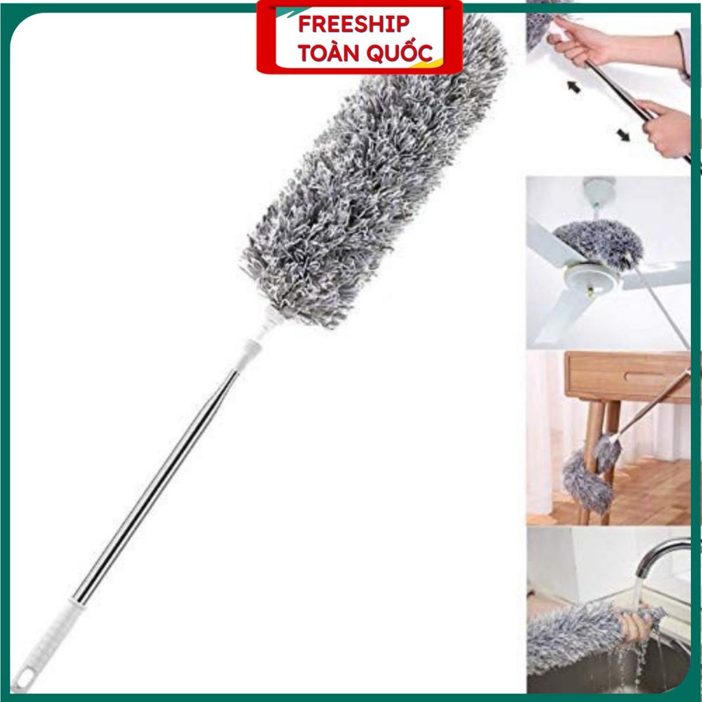 Chổi Quét Gấp Gọn, Lau Bụi, Quét Trần Nhà Thông Minh .