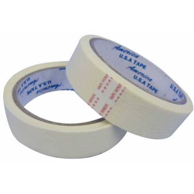 Băng dính keo giấy 2,4 cm dùng để cố định giấy vẽ, chặn màu nước, acrylic, sơn dầu, dùng chặn sơn tường, băng dính viết