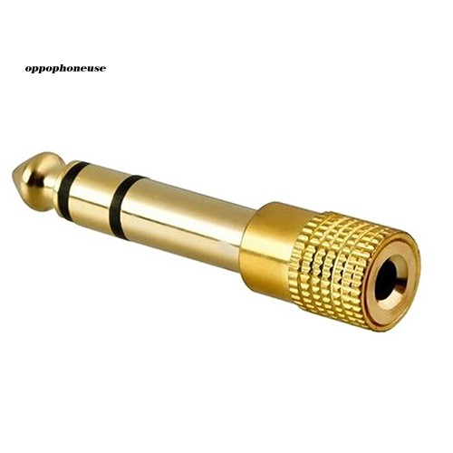 Đầu Cắm Chuyển Đổi Âm Thanh 1 / 8 3.5mm Sang 6.5mm 1 / 4 Male Cho Tai Nghe