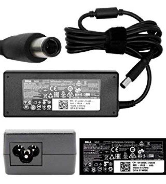 Sạc Zin Laptop Dell - Dell Adapter 19.5v 4.62a 90W AC Adapter (chính hãng)