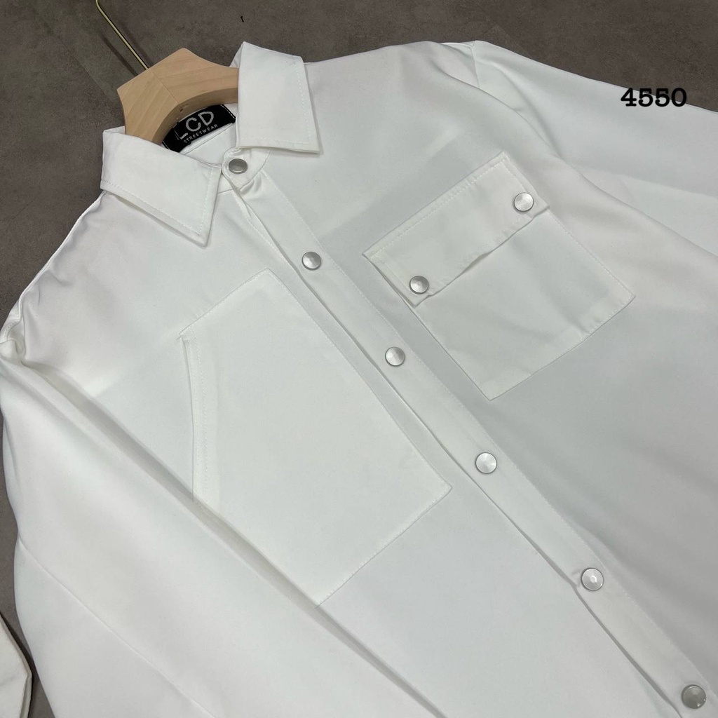 Áo sơ mi nam dài tay Maltrik Bigsize thiết kế túi hộp trước ngực chất lụa mềm cao cấp có size lớn đến 95kg