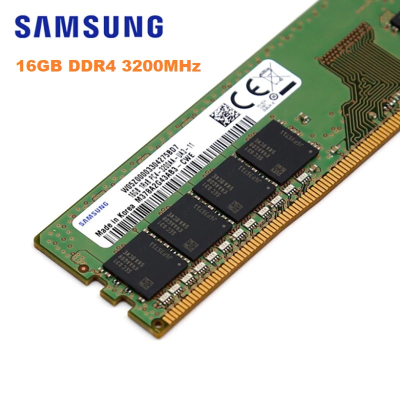 Ram PC Samsung 16GB DDR4 3200MHz 2666MHz 2400MHz 2133MHz - Mới Bảo hành 36 tháng