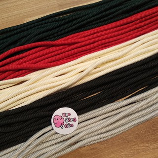 5-6mm Dây tròn bản to ( dây giày / xỏ quần áo ) dài 1m2 120cm