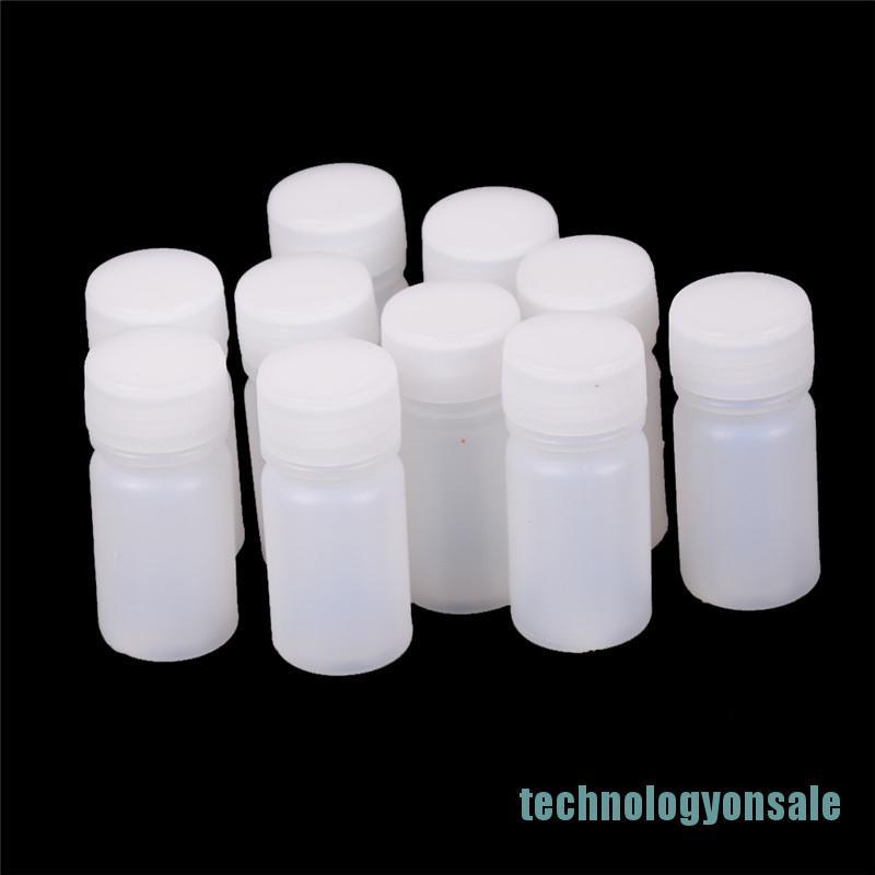 (Hàng Mới Về) Set 10 Lọ Nhựa Đựng Dung Tích 10ml Tiện Lợi