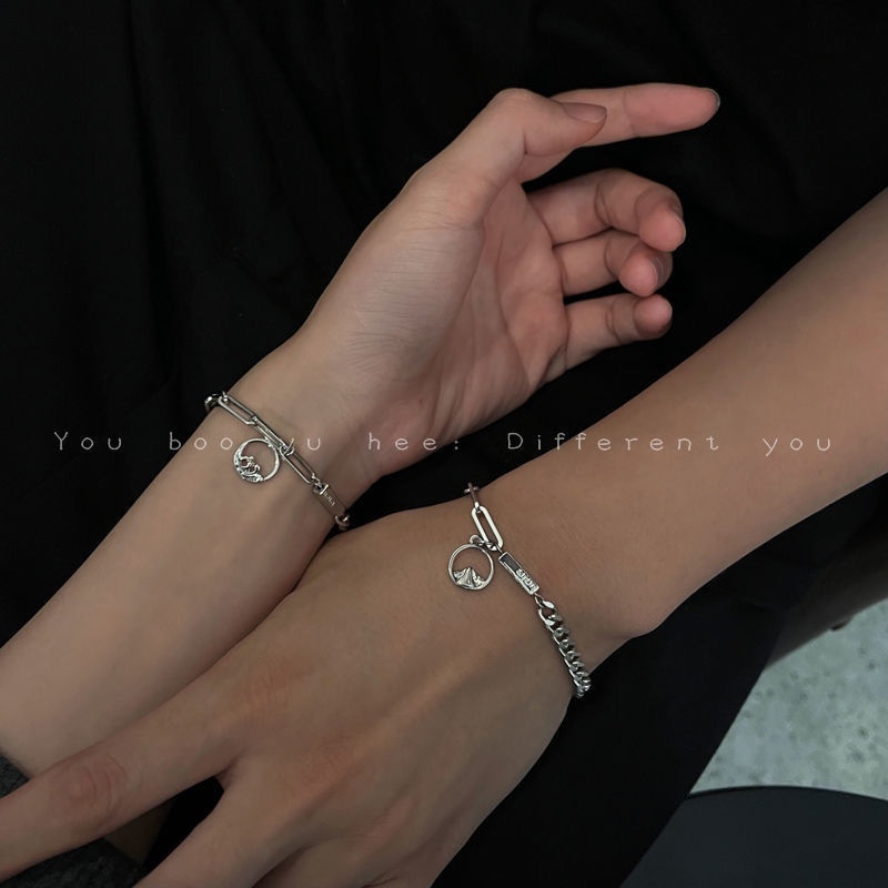 Vòng tay đôi nam nữ  Vòng Tay Cặp Đôi Shanmeng vows Thiết Kế Phù Hợp Làm Quà Tặng Cho Bạn Trai/ Bạn Gái