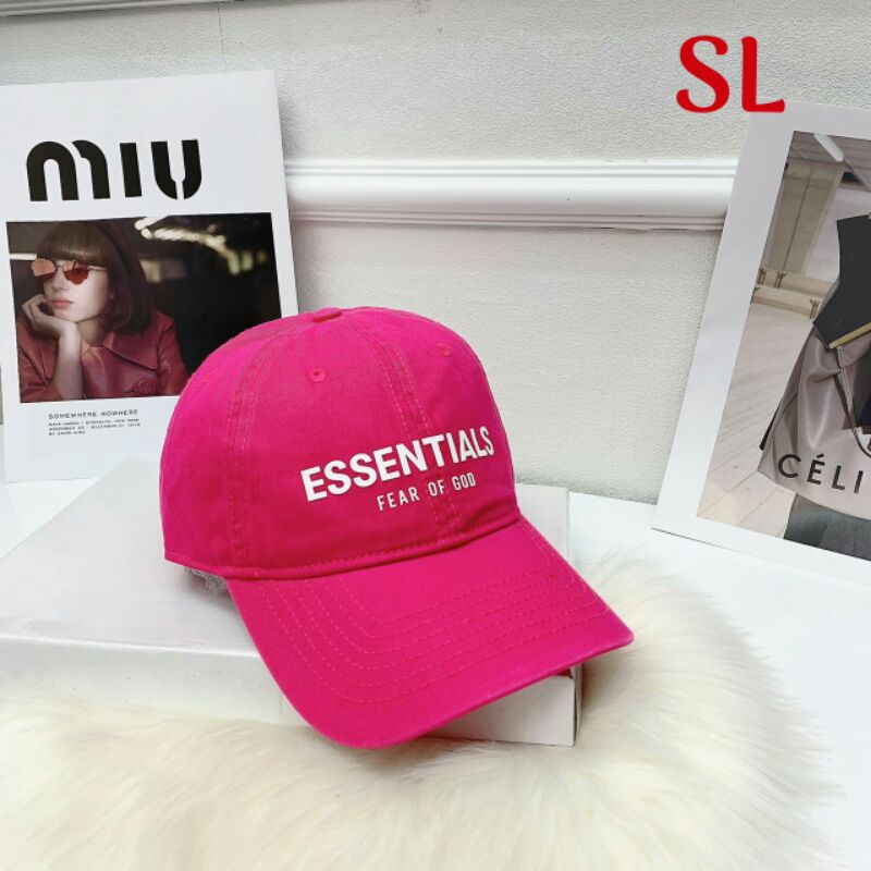 Mũ lưỡi trai Essentials Quảng Châu, chữ cao su