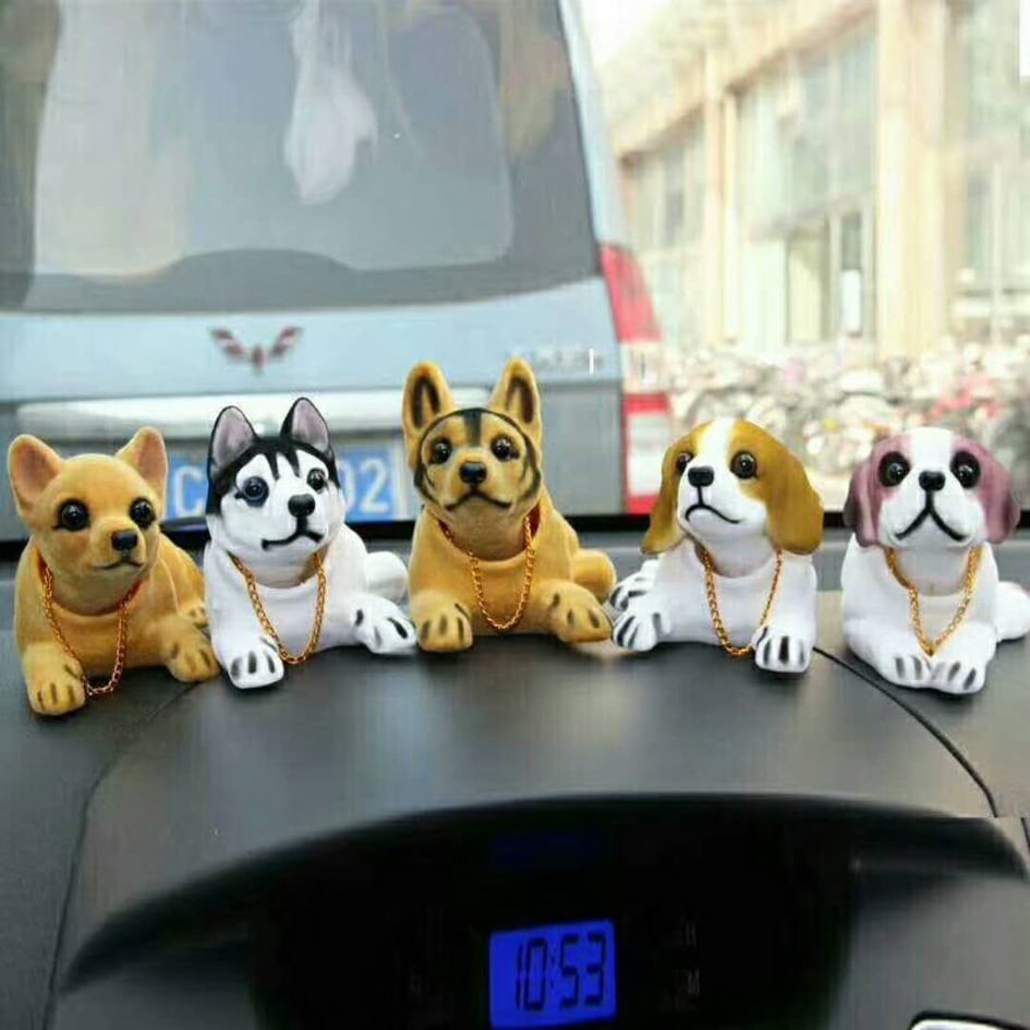 Chó Lắc Lư, Chó Gật Gù Trang Trí Taplo Ô Tô Cực Ngộ Nghĩnh