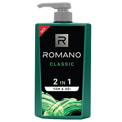 (CHÍNH HÃNG) Dầu gội cao cấp Romano Classic cổ điển lịch lãm tóc chắc khỏe 650G /900G