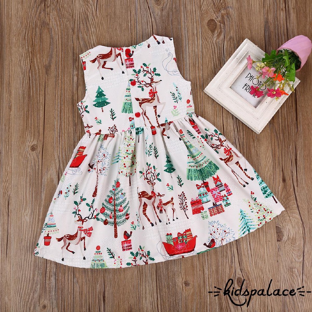 Christmas Baby Kids Girl Dress