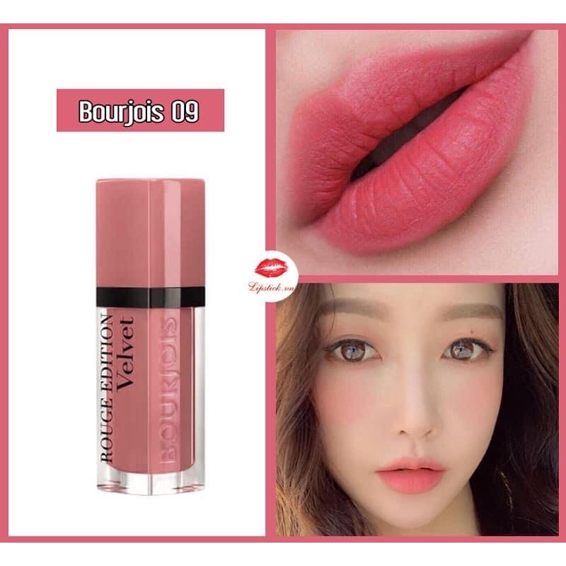 Son bourjois velvet 09 BJ velvet Hồng san hô