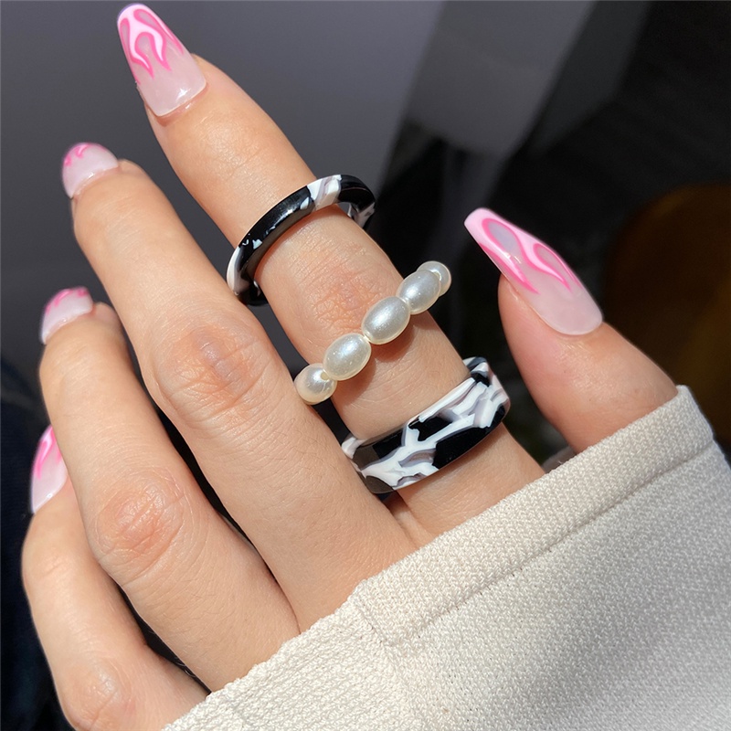 IF ME Nhẫn đeo tay tạo hình trái tim đính đá thời trang cho nữ