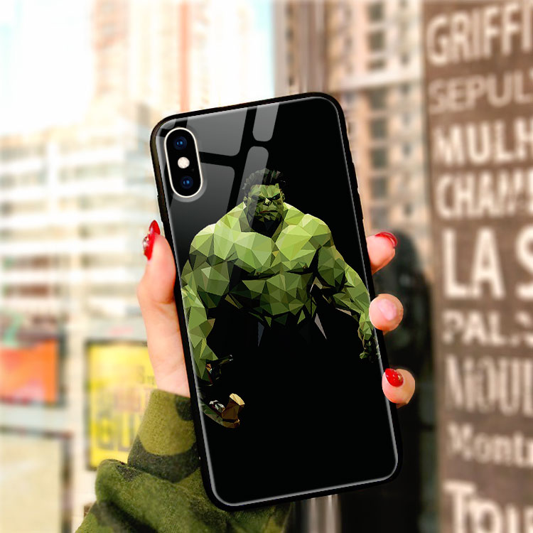 Ốp Cute Apple Iphone 5Se In Hình Hulk - Người Khổng Lồ Xanh CASESPOT Cho 6 6S 7 8 Plus X Xs Xr 11 Pro Max 12 Min