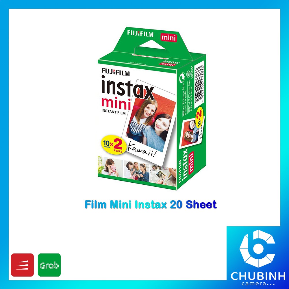 FILM INSTAX MINI Twin Pack (20 tấm) | Phim dành cho máy ảnh lấy ngay Instax Mini | Chính Hãng