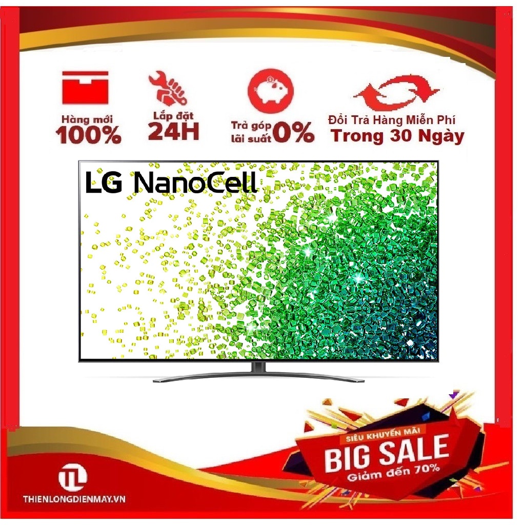50NANO86TPA - MIỄN PHÍ CÔNG LẮP ĐẶT - Smart Tivi NanoCell LG 4K 50 inch 50NANO86TPA Mới 2021 Hệ điều hành webOS 6.0