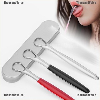 Dụng Cụ Cạo Lưỡi Bằng Thép Không Gỉ Có Thể Sử Dụng Nhiều Lần