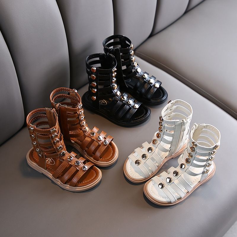 Sandal Phong Cách Thời Trang Roman 2022 Dành Cho Bé Gái