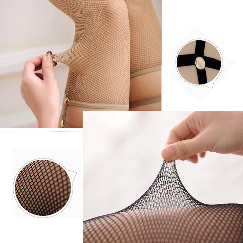 MELODG Quần tất lưới cá ôm dáng khoét rỗng đính đinh tán quyến rũ gothic nhiều màu sắc cho nữ | BigBuy360 - bigbuy360.vn