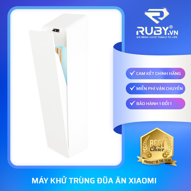 Ống Đũa Khử Trùng Thông Minh XIAOMI Tiện Lợi, Bảo Vệ Sức Khỏe Gia Đình Hàng Chính Hãng (Màu Trắng)