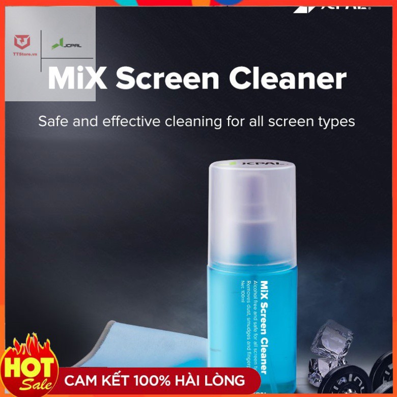 Vệ sinh màn hình máy tính ( Chai xịt  JCPAL Mix Screen Cleaner Chính hãng )