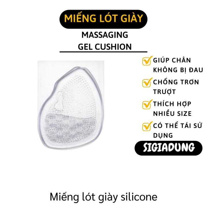 GIÁ SỈ Miếng lót bảo vệ chân, chất liệu silicon đi rất êm, chống trượt chân, tạo cảm giác thoải mái khi mang 4650