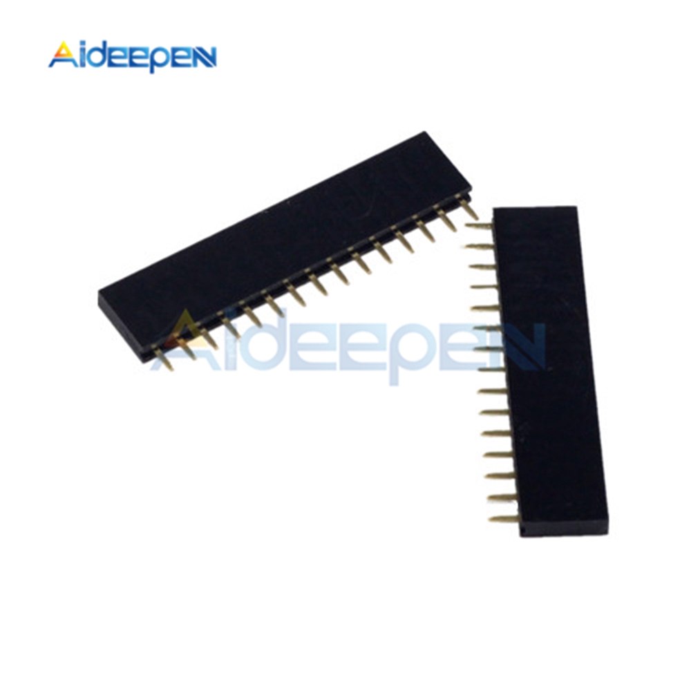 Bộ 20 Đầu Nối Thẳng 15 Pin 2.54mm 1X15 15Pin Cho Arduino PCB