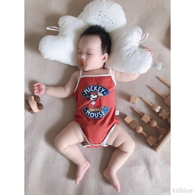 Áo Liền Quần Tam Giác In Hình Dễ Thương Cho Bé