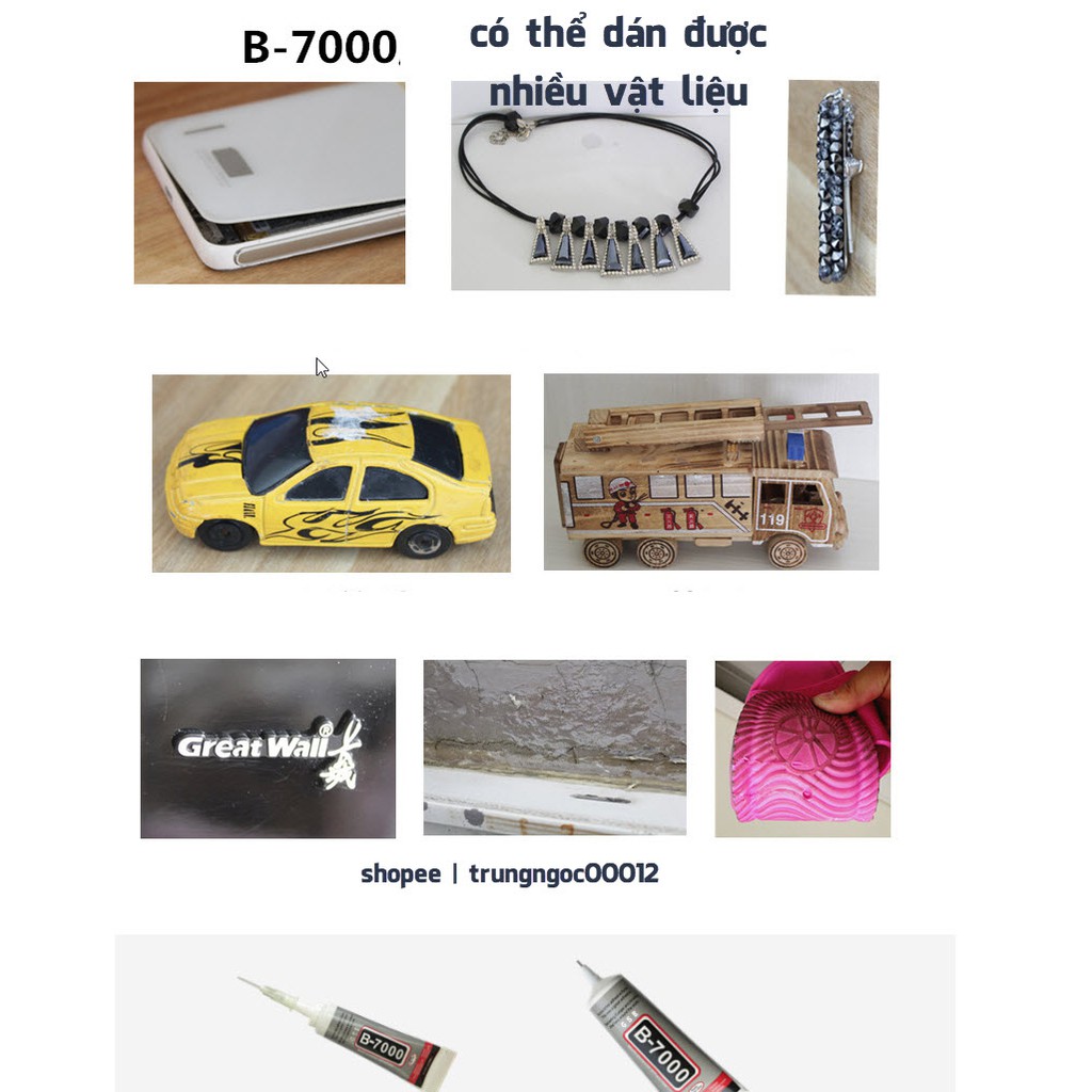 [HCM] Keo Đa năng B7000 GSE 9ml - 50ml -110ml dùng cho handmade