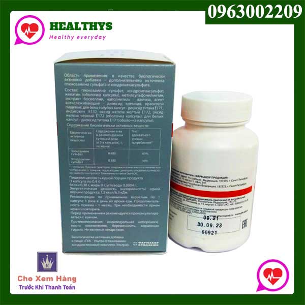 Viên Uống Xương Khớp Komplex Glucosamin Chondroitin Của Nga