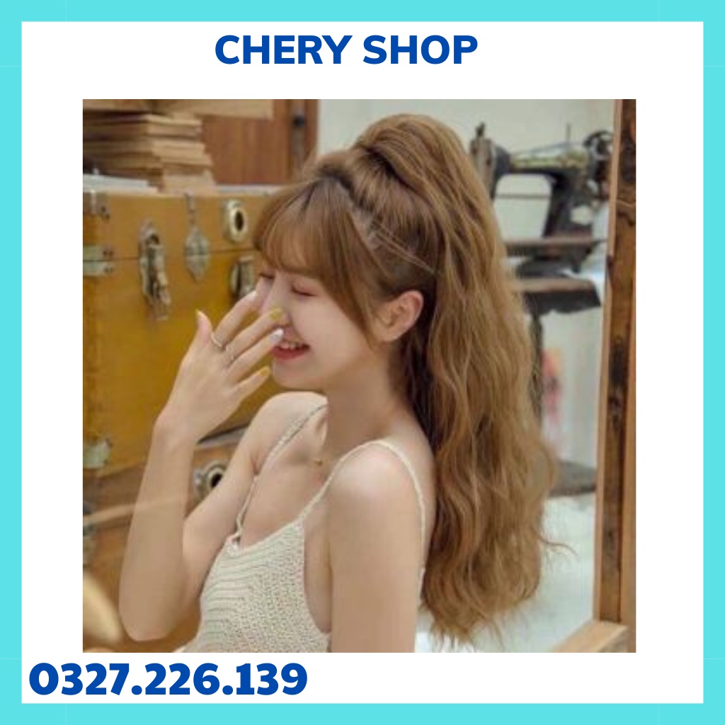 Tóc giả ngoặm xoăn xù ❤️❤️ FREESHIP ❤️❤️ ngoặm xoăn xù đẹp tự nhiên