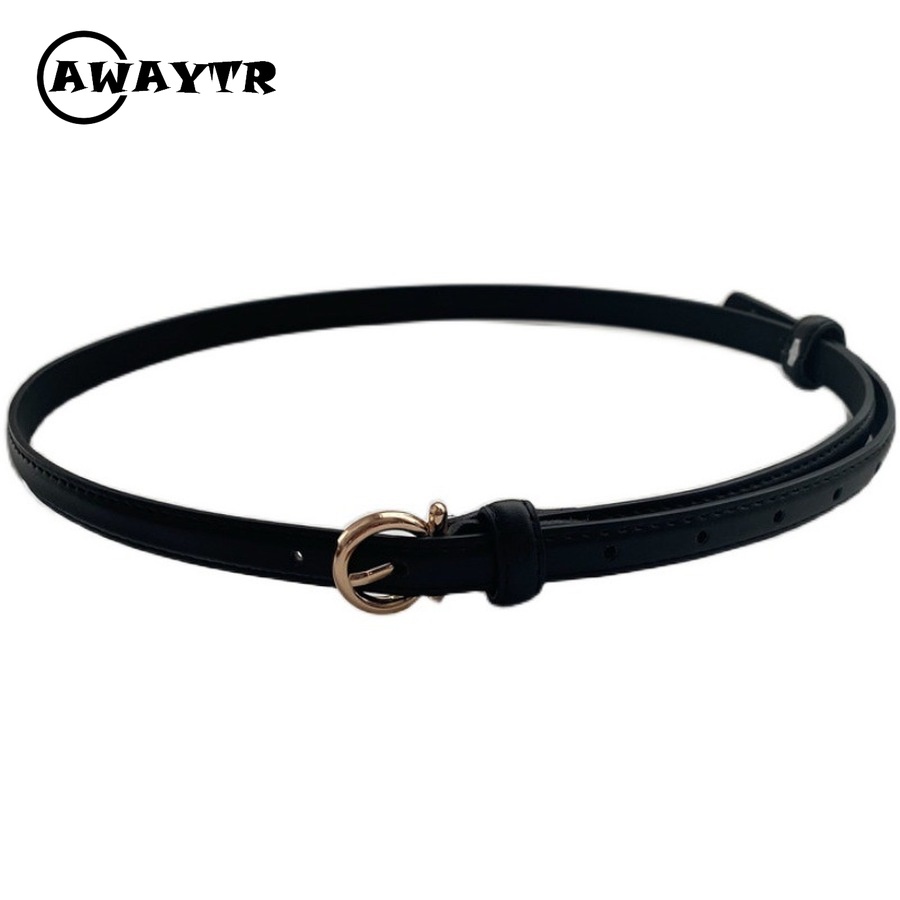 Thắt Lưng Da Bản Nhỏ Thời Trang Hàn Quốc Cho Nữ