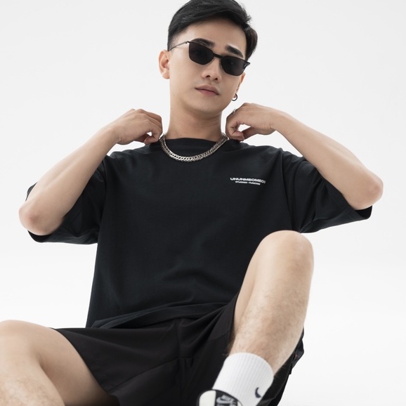 Áo thun form rộng tay lỡ unisex Ủn Ủn Meo Meo® BASIC TEE