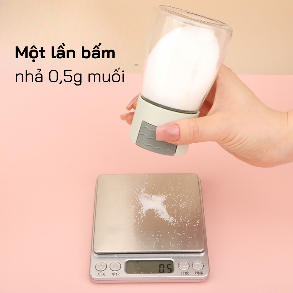 Lọ đựng gia vị, hũ đựng gia vị thủy tinh, lọ rắc gia vị thông minh Tiện Dụng Cho Nhà Bếp