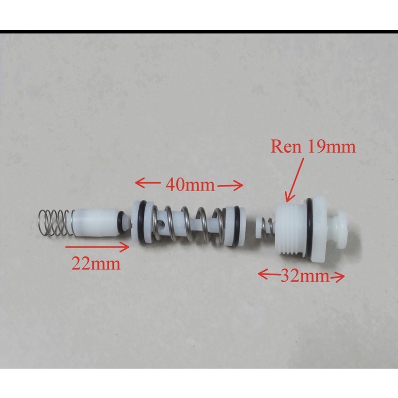 Combo 3 phụ kiện máy rửa xe, bộ phận đóng ngắt rơle ren 19