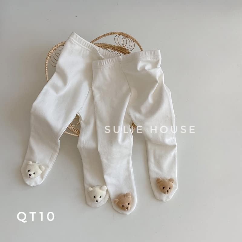 Quần tất hình gấu 3D - QT10