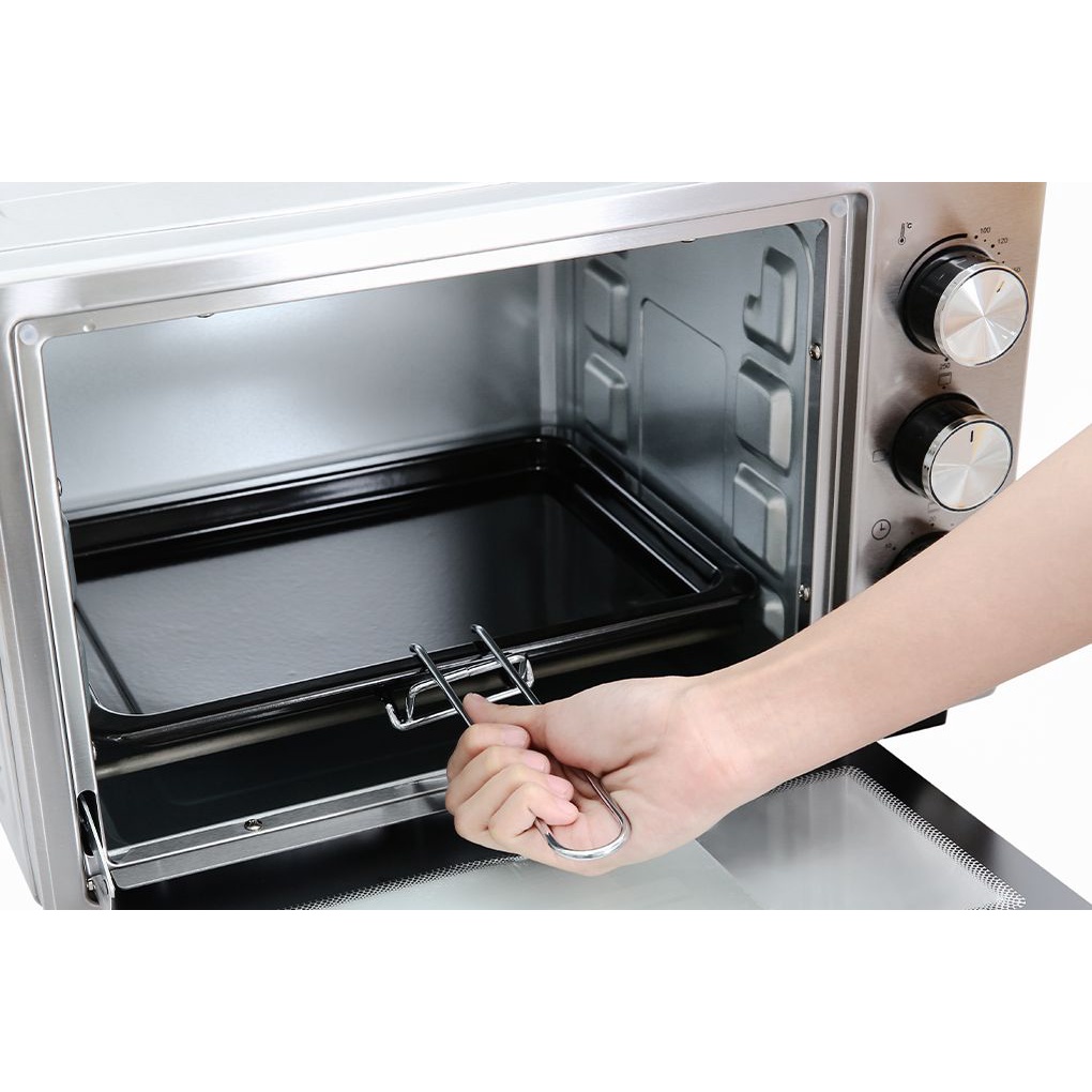 Lò Nướng Điện Thùng Inox Cao Cấp, Kích Thước Lớn 25L, Hàng Chính Hãng Công Nghệ Nhật Bản