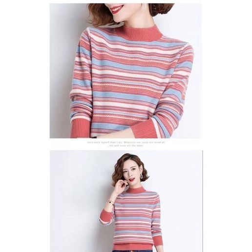 Large size long-sleeved T-shirt for middle-aged women wearing Plus wool tops