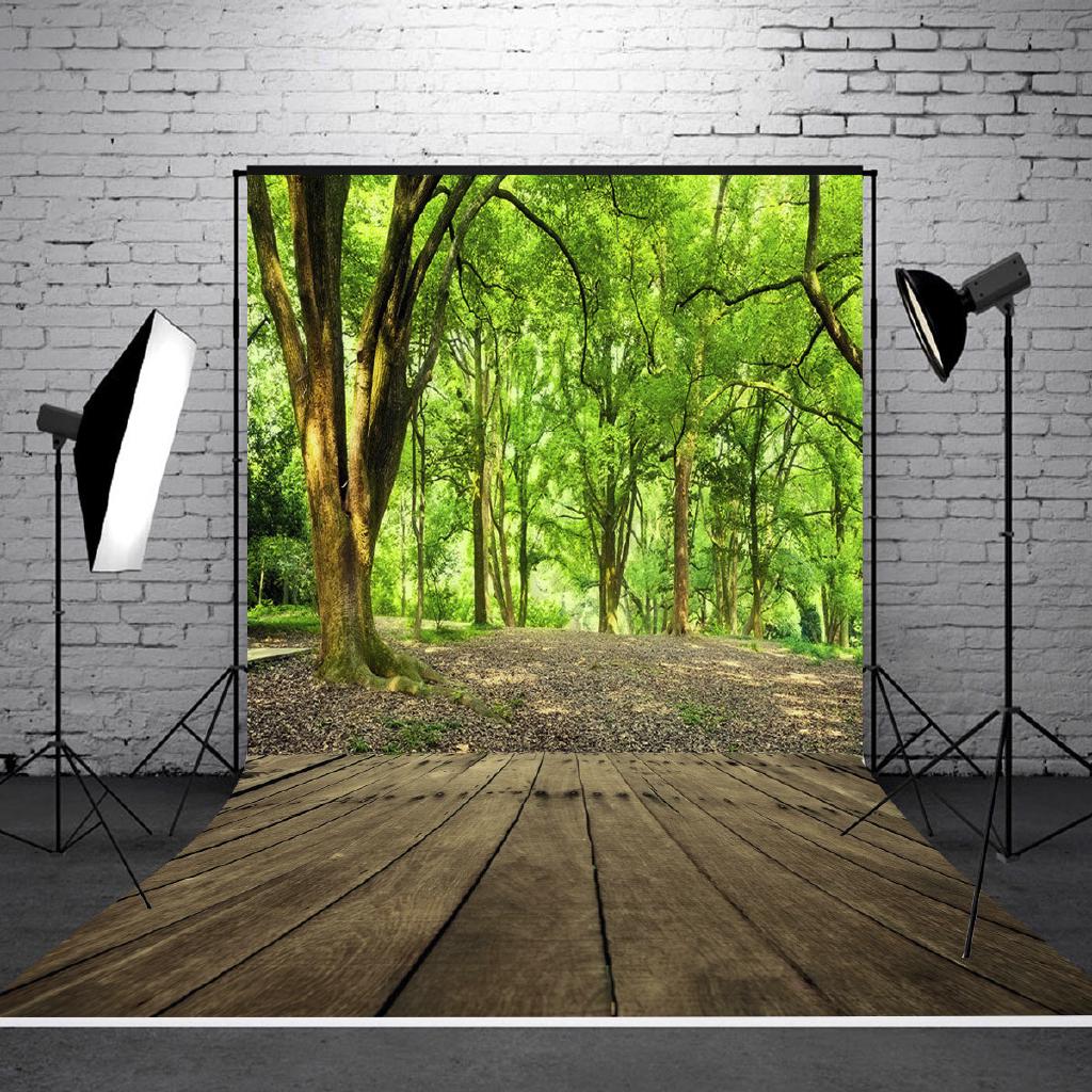 Backdrop cho studio loại phong cảnh rừng cây