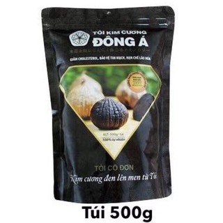 Tỏi đen - Túi 500g - Tỏi kim cương Đông Á
